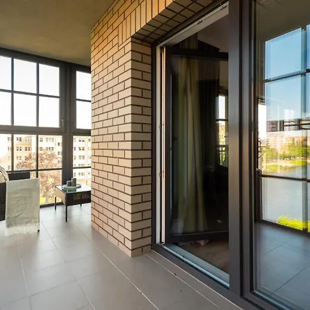 Flatbook - Center Dwie Motlawy Apartman Gdańsk